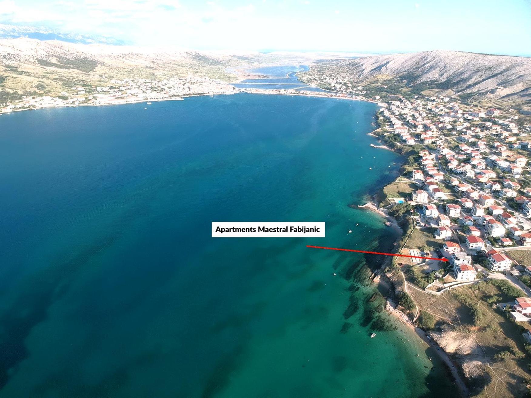 Apartmani Maestral Fabijanic Pag Town Εξωτερικό φωτογραφία